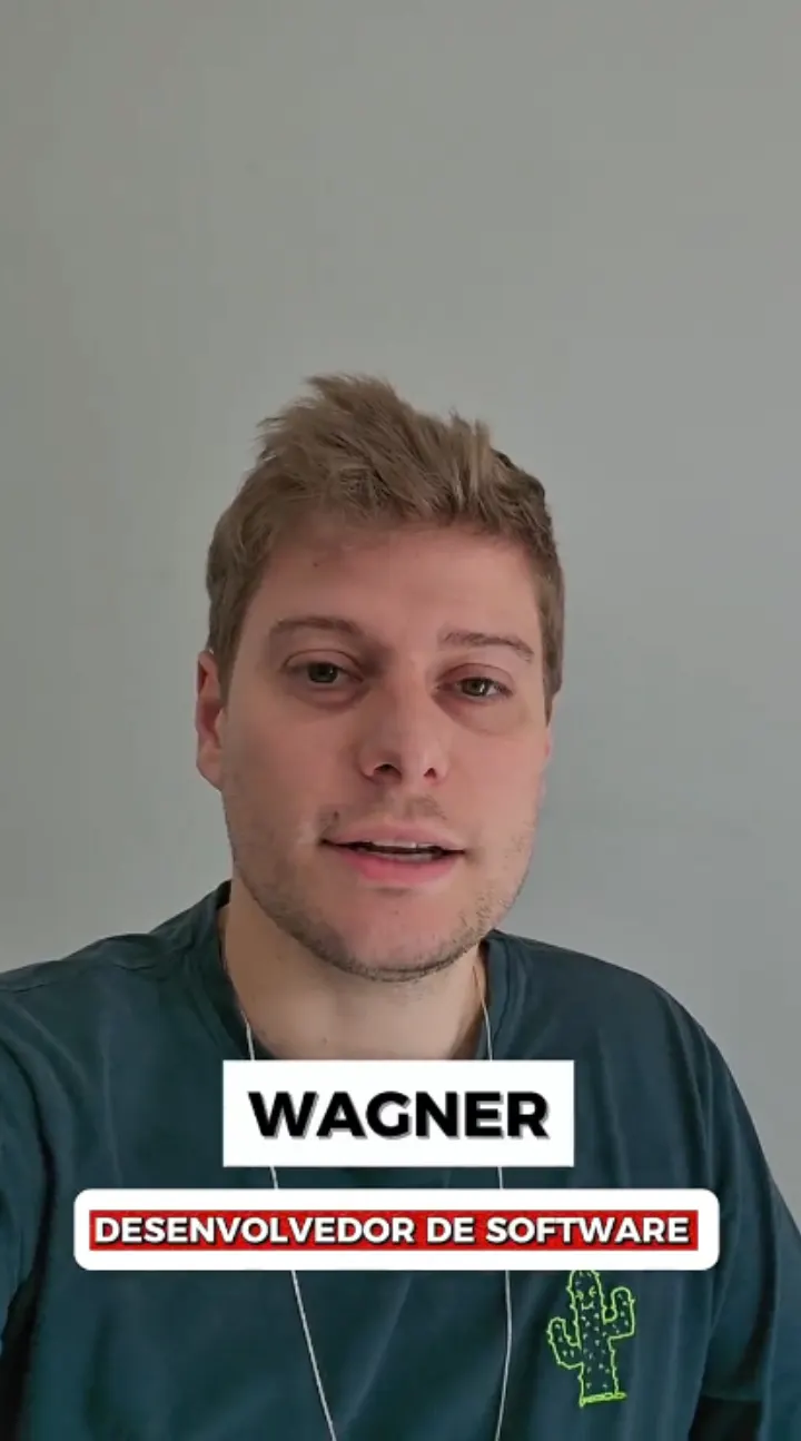 Depoimento em vídeo de Wagner